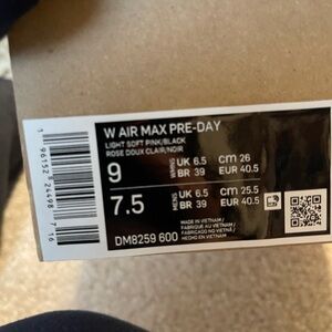 Air max pre day light soft pink